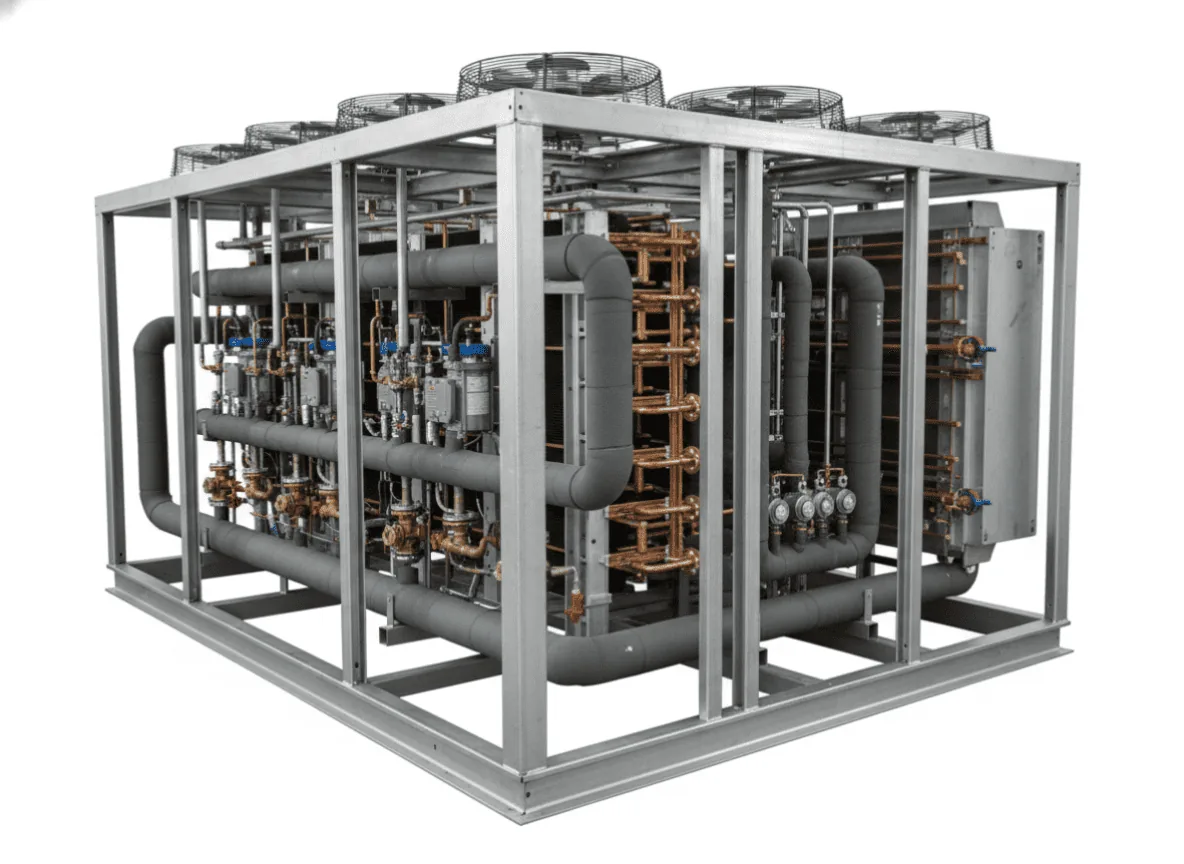 Renta de chiller industrial y drycoolers